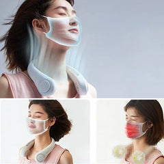 Neck Fanâ„?- Low-noise design and comfortable!