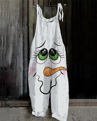 Christmas Print Jumpsuit