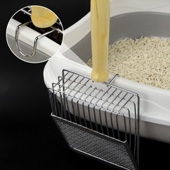 Stainless Steel Metal Cat Litter Shovel Scoop