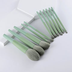 11pcs Geen Makeup Brushes