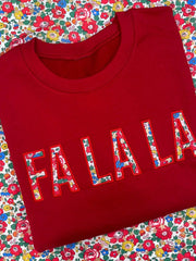 FALALA Merry Christmas Art Print Casual Sweatshirt