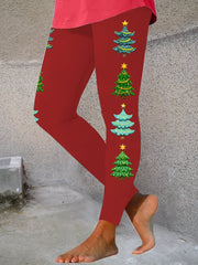 Christmas Tree🎄 Print Leggings