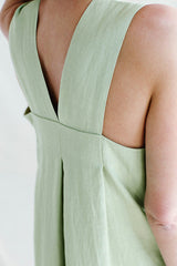 Square Neck Sleeveless Maxi Dress