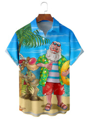 Christmas Casual Loose Plus Size Short-Sleeved Shirt