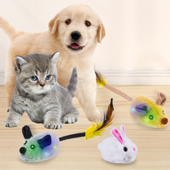 Interactive Electric Pet Mouse Rolling Cat Toys