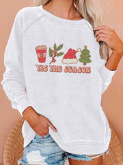 Christmas 'Tis The Season' Print Sweatshirt