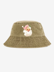 Santa Claus Print Fisherman's Hat