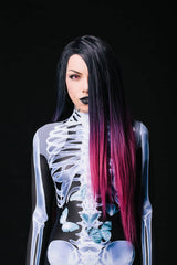 Early Halloween Promotionš„ Cosplay Women Skeleton Bodysuit
