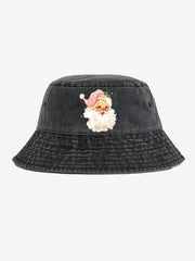 Santa Claus Print Fisherman's Hat