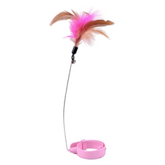 Cat Feather Collar Toys Interactive Kitten Teaser Toy