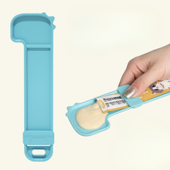 Cat Feeder Strip Wet Treat Squeeze Spoon