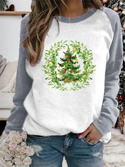 Art Christmas Tree Casual Sweatshirt