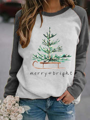 Merry And Bright🎄 Casual Sweatshirt