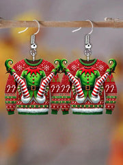 Christmas Acrylic Sweater Earrings