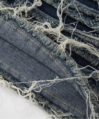Think It Over High Waisted Shredded Jeans