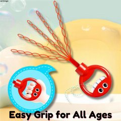 1+1 FREE | BubblesOverloadâ„?- 32 Hole Smiling Face Bubble Stick Last Day Discount.