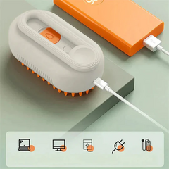 CozyCombâ„?- Massage comb with pet steamer