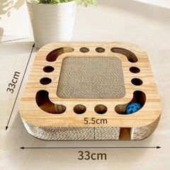 Interactive Maze & Scratch Cardboard Cat Toys