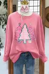 Sweet Christmas Tree Sequin Top