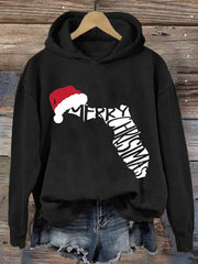 Merry Christmas Florida Casual Hoodie