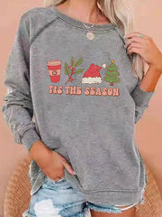 Christmas 'Tis The Season' Print Sweatshirt