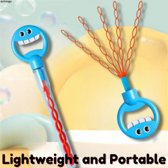 1+1 FREE | BubblesOverloadâ„?- 32 Hole Smiling Face Bubble Stick Last Day Discount.