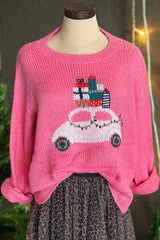 Vintage Bubble Gum Premium Knit Sweater