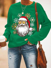 Christmas Ladies Printed Long Sleeve Sweatshirt