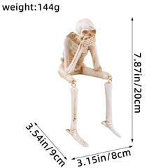 SpookCraftâ„?Boneyard Halloween Skeleton Ornament