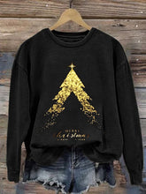 Christmas Printed Long Sleeve Sweatshirt