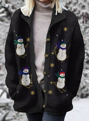 Merry Christmas Print Cardigan