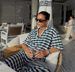 Fun Girl Stripe Two Piece Set