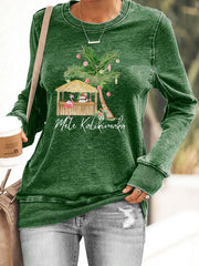 Mele Kalikimaka Hawaii Christmas Sweatshirt