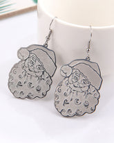 Christmas Santa Steel Earrings