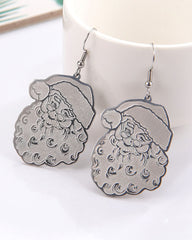 Christmas Santa Steel Earrings
