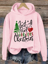 Christmas Ladies Printed Long Sleeve Sweatshirt