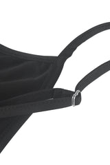 Ladder Cut Out Tie Side Cami Dress