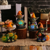 PhantomPumpkinâ„?1+1 FREE | Halloween Resin Statue with Pumpkin Lamp