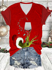 Christmas Print Casual T-Shirt