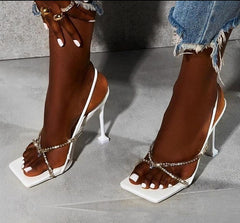 Diamante Strap Sandals