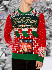 Christmas Well Hung Fireplace Christmas Sweater