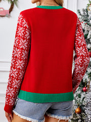 CChristmas Jacquard Wool Cardigan