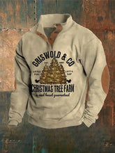 Griswold & Co Est 1989 Christmas Tree Farm Print Casual Sweatshirt