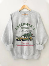 Women's Christmas Tree Vintage Griswold Christmas Print Sweatshirt