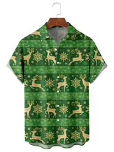 Christmas Casual Loose Plus Size Short-Sleeved Shirt