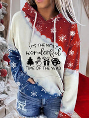 Christmas Its The Most Wonderful Time Of The Year Print Hoodie
