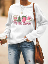 Christmas 'Tis The Season' Print Sweatshirt