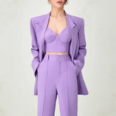 Beverlee Blazer Pants Set- 3pcs
