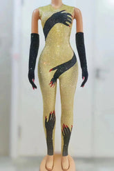 Beyhive Rhinestone Jumpsuit