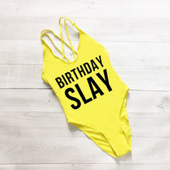 Birthday Slay Swimwear